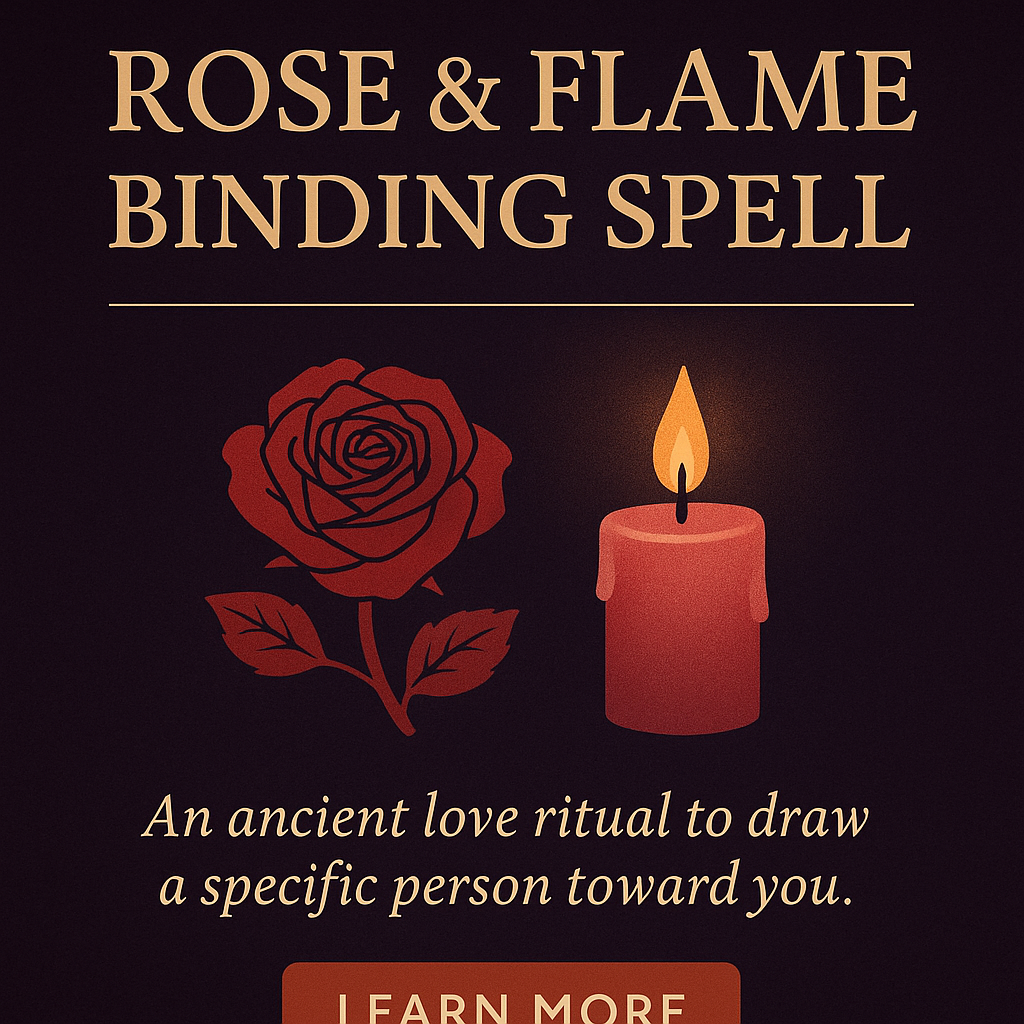 Rose & Flame Binding Love Spell – Ancient Ritual for True Love Attraction