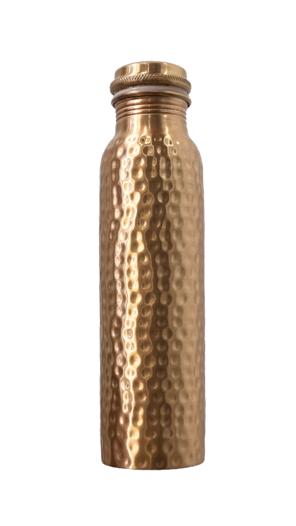 Hammered Copper Water Bottle – 950ML Handcrafted Pure Copper