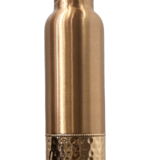 Dual Finish Copper Water Bottle – 950ML Handcrafted Pure Copper