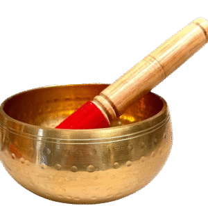 Copper Hammered Singing Bowl – 12 cm – Natural Finish