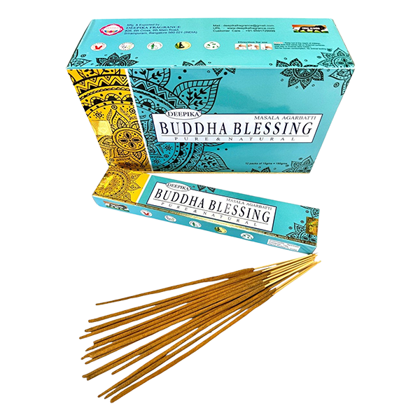 Deepika Buddha Blessing Incense – Pure Natural Masala Agarbatti 15g