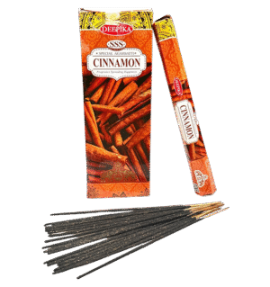Deepika Cinnamon Incense Sticks – SSS Special Agarbatti 6 Packets of 20 Sticks