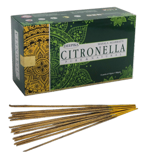 Deepika Citronella Incense – Pure Natural Masala Agarbatti 15g