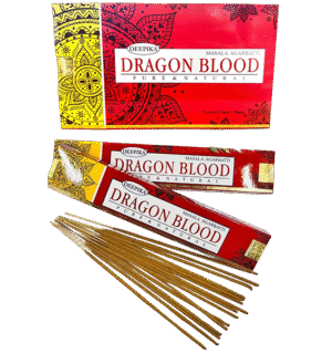Deepika Dragon Blood Incense – Pure Natural Masala Agarbatti 15g
