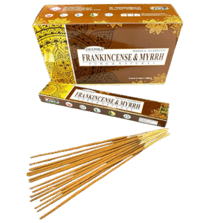 Deepika Frankincense and Myrrh Incense – Pure Natural Masala Agarbatti 15g