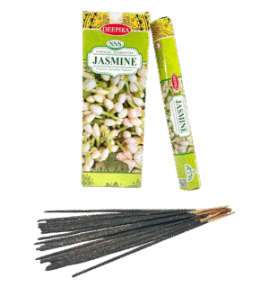 Deepika Jasmine Incense – SSS Special Agarbatti 6 Packets of 20 Sticks