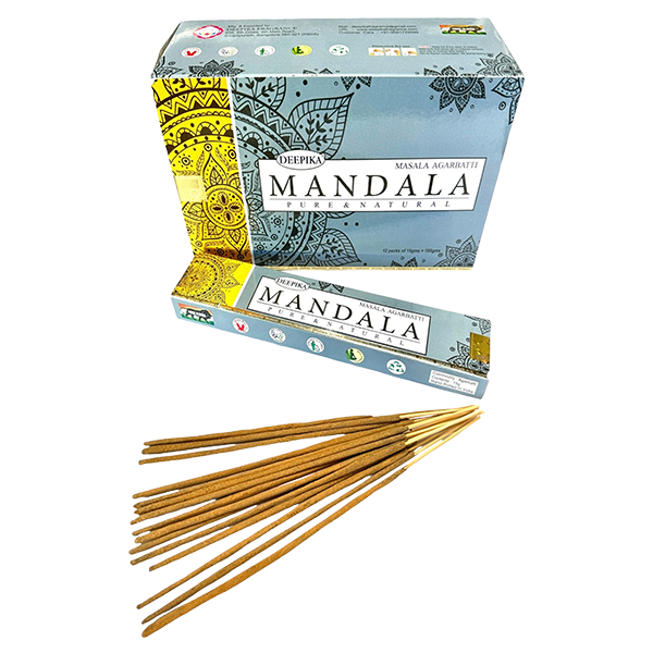 Deepika Mandala Incense – Pure Natural Masala Agarbatti 15g