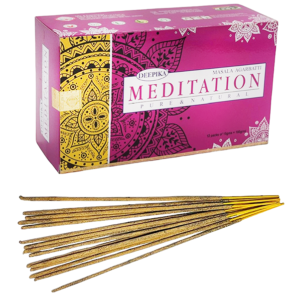Deepika Meditation Incense – Pure Natural Masala Agarbatti 15g
