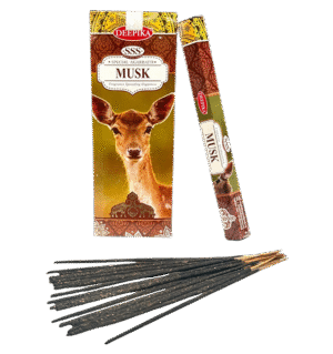 Deepika Musk Incense Sticks – SSS Special Agarbatti 6 Packets of 20 Sticks