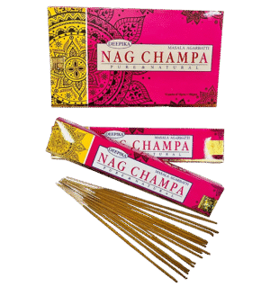 Deepika Nag Champa Incense – Pure Natural Masala Agarbatti 15g