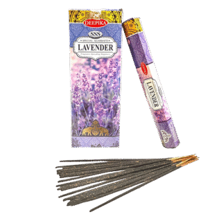 Deepika Lavender Incense – SSS Special Agarbatti 6 Packets of 20 Sticks