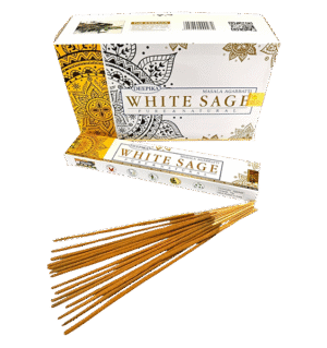 Deepika White Sage Incense – Pure Natural Masala Agarbatti 15g