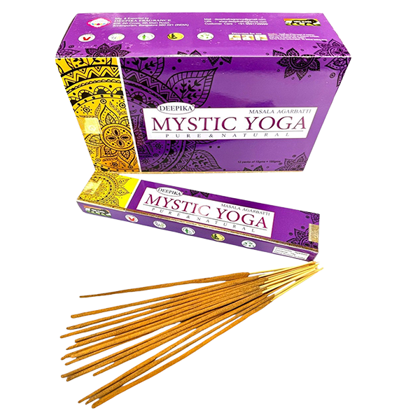 Deepika Mystic Yoga Incense – Pure Natural Masala Agarbatti 15g