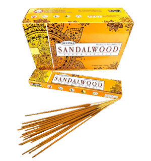 Deepika Sandalwood Incense – Pure Natural Masala Agarbatti 15g