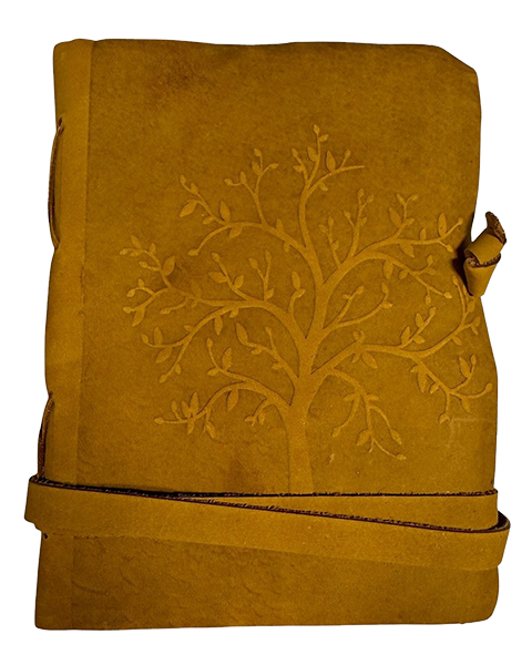 Old Tree Rope Tie Leather Diary - Handmade Journal