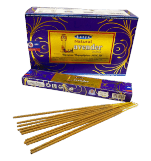 Satya Natural Lavender Incense Sticks – 15g Hand-Rolled