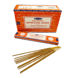 Satya Nag Champa Spiritual Aura Incense Sticks – 15g Hand-Rolled