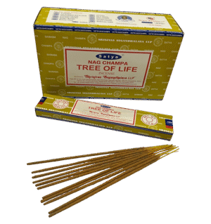 Satya Nag Champa Tree of Life Incense Sticks – 15g Pack
