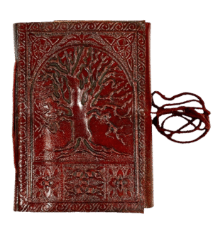 Tree of Life Leather Tie Up Diary