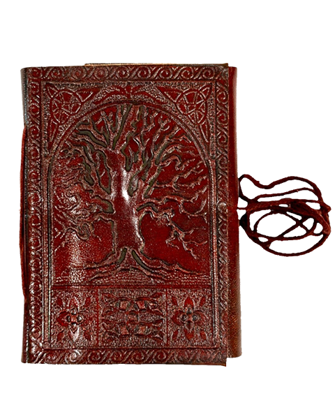 Tree of Life Leather Tie Up Diary