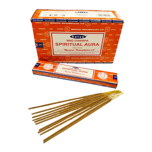 Satya Nag Champa Spiritual Aura Incense Sticks – 15g Hand-Rolled